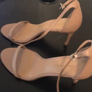 bare high heel sandal